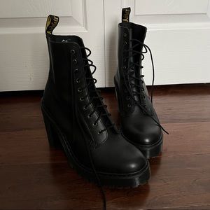 • NEW • Dr. Martins Kendra Heeled Leather Boots